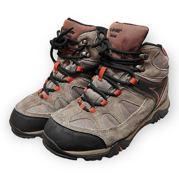 Hi-Tec Womens Brown Altitude Lite Hiking Boot Sz 5 Outdoors Camping - Picture 1 of 12
